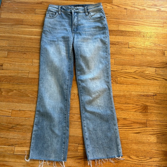 NWOT KFTK Fab Ab Ankle Kelsey Flare Jean - Picture 2 of 6